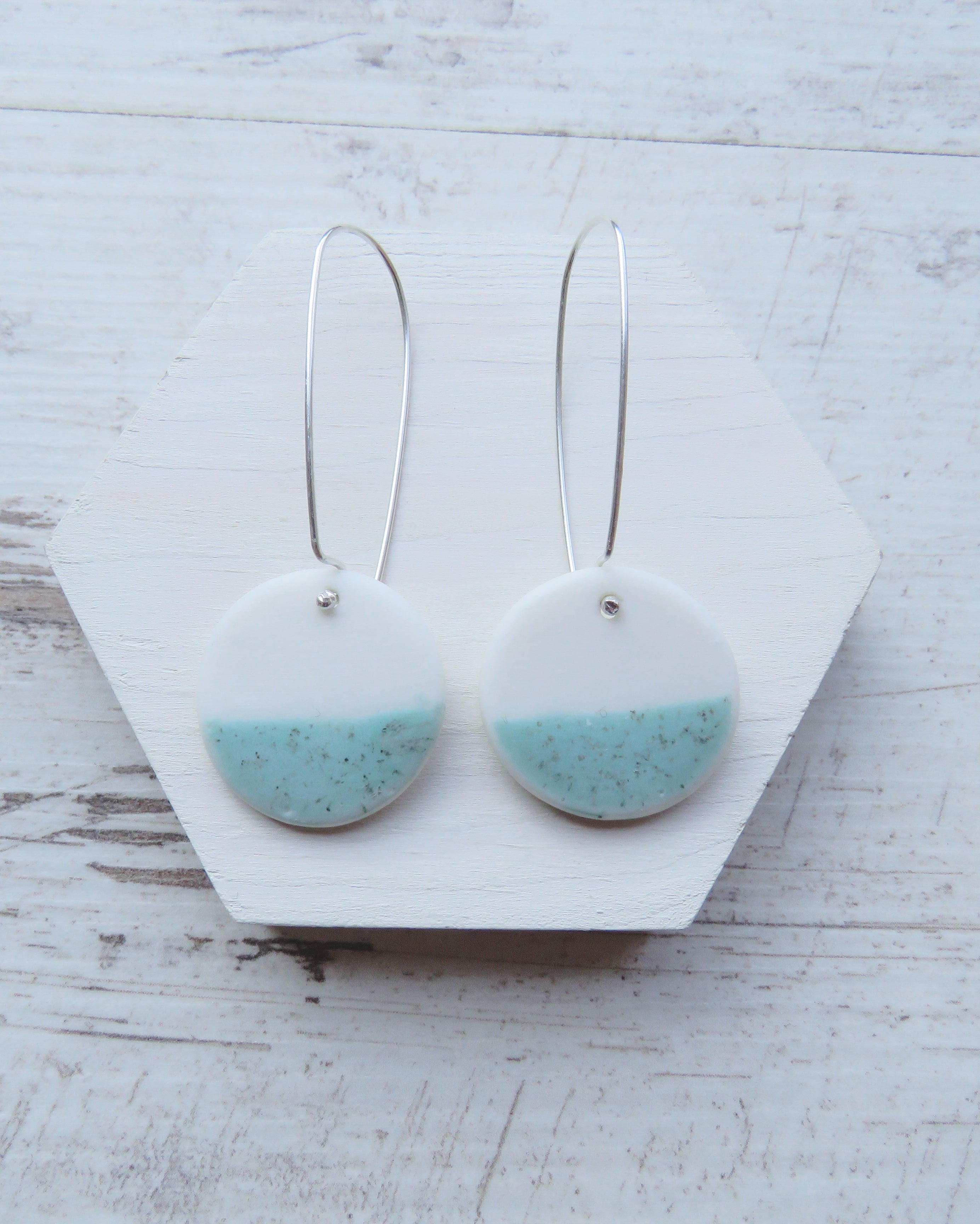 Pendientes porcelana&esmalte