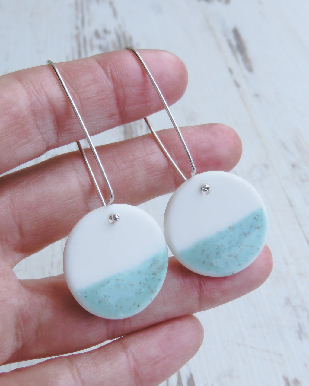 Pendientes porcelana&esmalte
