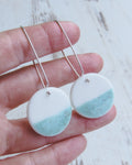 Pendientes porcelana&esmalte