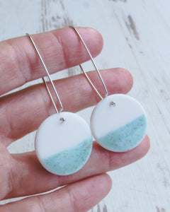 Pendientes porcelana&esmalte