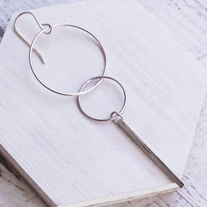 Pendiente BOHEMIAN REBEL MINI plata