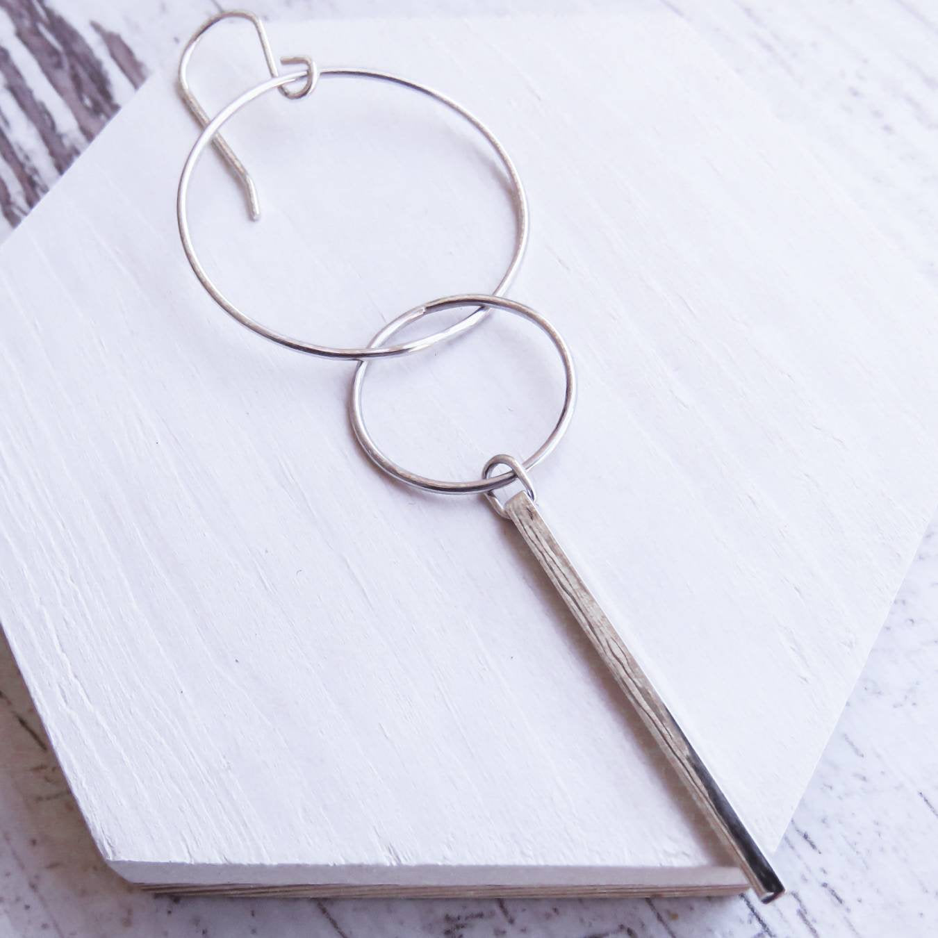 Pendiente BOHEMIAN REBEL MINI plata