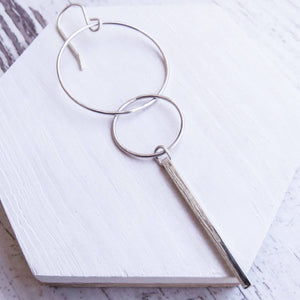 Pendiente BOHEMIAN REBEL MINI plata