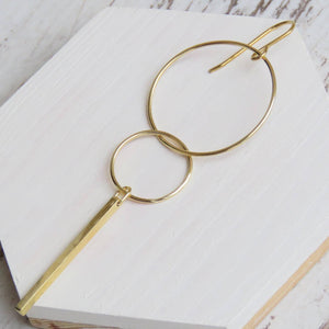 Pendiente BOHEMIAN REBEL MINI oro 9K