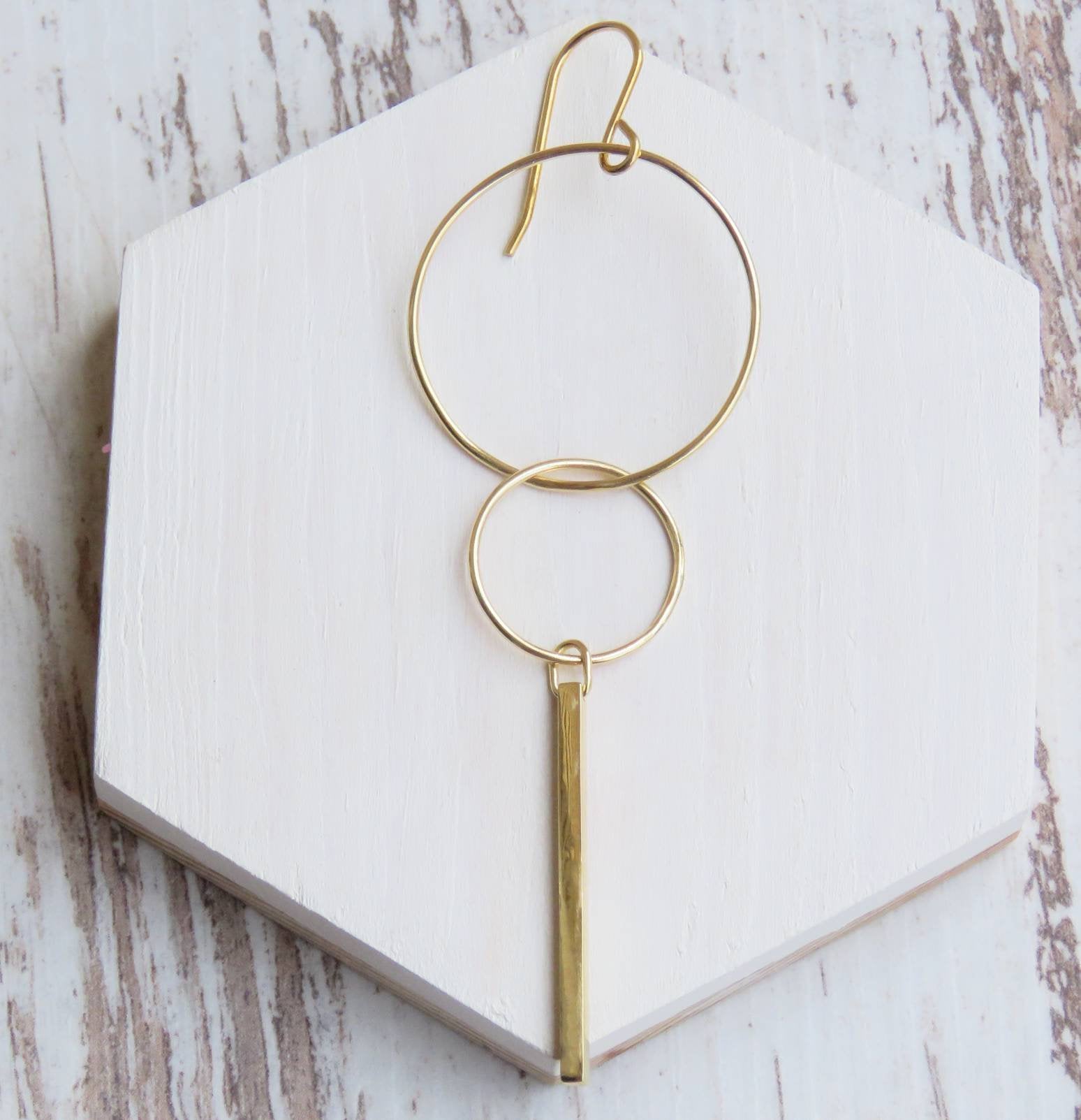 Pendiente BOHEMIAN REBEL MINI oro 18k