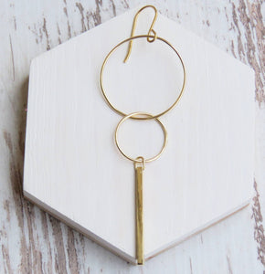 Pendiente BOHEMIAN REBEL MINI oro 18k