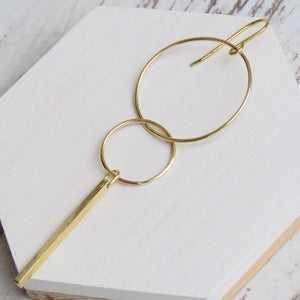 Pendiente BOHEMIAN REBEL MINI oro 18k